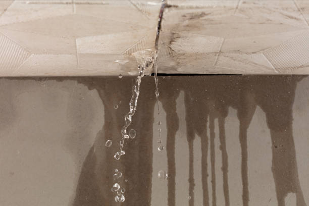 Professional Flood Damage Cleanup technician working in New Castle, PA
